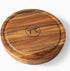 Outset 3-in-1 Acacia Wood Salt Rimmer, Cutting Board and Storage Container, 6.38" x 6.38" x 1.06" inches...