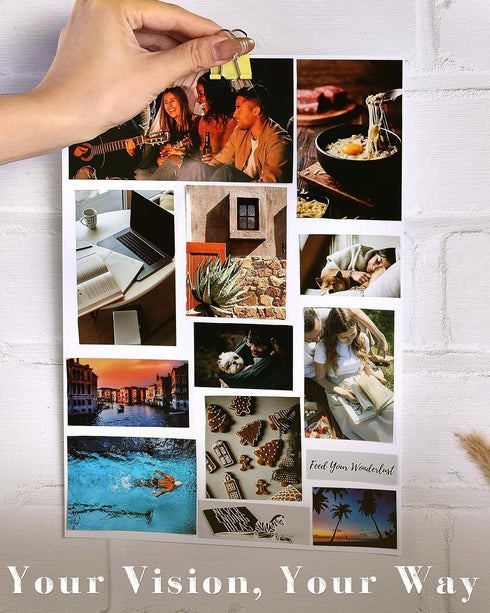 FOUNCY Vision Board Book - 1200+ Inspirational Pictures & Quotes Vision Board Supplies to Visualize, Manifest Your Dreams & Life Goals, 116 Pages ...