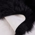uxcell Faux Fur Round Rug,Fluffy Area Mat,Fluff Rugs for Bedroom Floor Sofa Living Room 2 x 2 Feet Black...