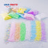 Slime Foam Beads Floam Balls – 18 Pack Pastel Microfoam Beads Kit 0.1-0.14 inch (90,000 Pcs) Micro Colors Rainbow Fruit Beads Craft Add ins Homema...
