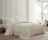 Beatrice Home Fashions Channel Chenille, Standard Sham, Ivory...