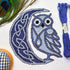 Povitrulya Counted cross stitch kit Celtic moon - DIY embroidery set with presorted floss, 14-count Aida fabric, paper pattern...