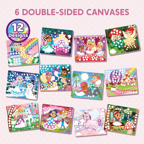 Klever Kits Dot Art Activity - No Mess Sticker Art for Kids, Scrapbooking Arts and Crafts Supplies, Birthday Gifts, Airplane Travel Toys for Boys ...