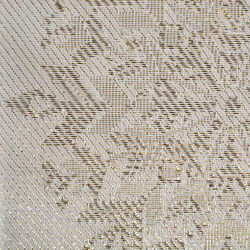 DII Holiday Dining Table Linen Sparkle Metallic Kitchen Décor, Napkin Set, 20x20, Jacquard Snowflakes, 6 Piece...