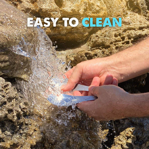 Tapirus 5 Spork Of Steel Utensils Set | Durable & Rust Proof Stainless Steel | Spoon, Fork & Knife Flatware | For Camping, Fishing, Hunting & Outd...