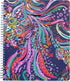Lilly Pulitzer Large Hardcover Spiral Notebook, 11" x 9.5" with 160 College Ruled Pages, Beach Loot...