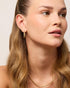 PAVOI 14K Gold Plated Sterling Silver Posts U-Shaped Link Hoop Earrings for Women | Lightweight Long Huggies Earrings...