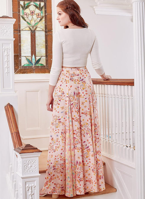McCall's Misses' Wide Leg Pants Sewing Pattern Kit, Code M8223, Sizes L-XL-2XL, Multicolor...