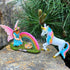 Mood Lab Fairy Garden - Unicorn Rainbow Set of 2 pcs - Miniature Figurines & Accessories Kit...