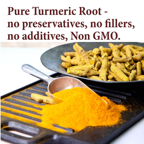 The Spice Way Turmeric Powder - (8 oz) powdered ground tumeric root (curcuma) - Great turmeric root fresh for curries, soups, teas, masala, and go...
