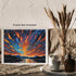 Posterizer 1 pcs- mountains, trees, night sky landscape nature 5-Landscape & Nature Art-Floral Botanical Art- Decor for Home & Office- unframed wa...