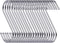20 Pack 3.5 Inch S Hooks Heavy Duty for Plants, Hangings, Outdoor, Lights, Cups - Large Hangers for Kitchen, Bathroom, Bedroom and Office (Silver)...