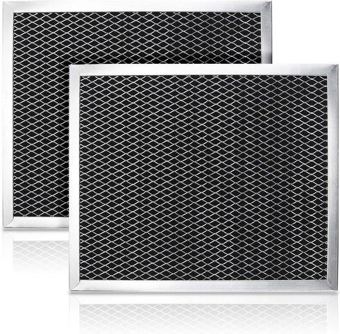Cenipar 97007696 Charcoal Odour Filter for Range vent hood (8 3/4" X 10 1/2" X 3/8")-2 Pack