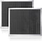 Cenipar 97007696 Charcoal Odour Filter for Range vent hood (8 3/4" X 10 1/2" X 3/8")-2 Pack