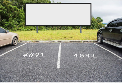 Curb Stencil Kit 0-9 Numbers Stencils Kit 14 Mil Plastic and 4 Inch Tall Numbers with Masking Tape for Mailbox Address Painting(42 Pieces)...