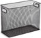 U Brands Mesh Steel Desktop Hanging File Holder, Letter Size, 12.4" x 9.53" x 5.5", Black - 457U00-06...