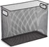 U Brands Mesh Steel Desktop Hanging File Holder, Letter Size, 12.4" x 9.53" x 5.5", Black - 457U00-06...