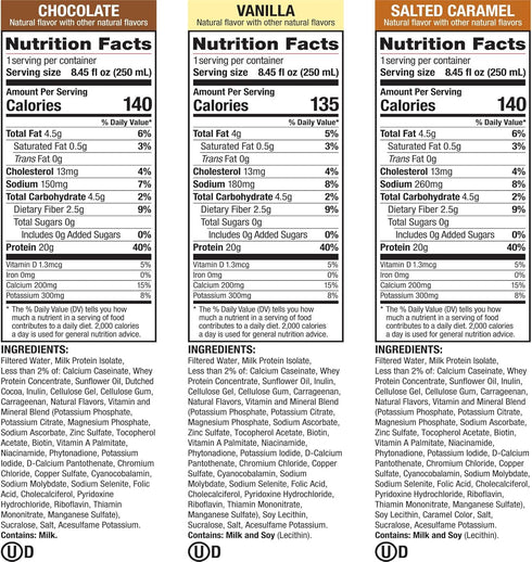 Labrada Lean Body Triple Taster Pack |On-The-Go Whey Blend Protein Shake, Zero Sugar, Gluten Free, Enriched with 22 Vitamins & Minerals 8.45Fl Oz ...
