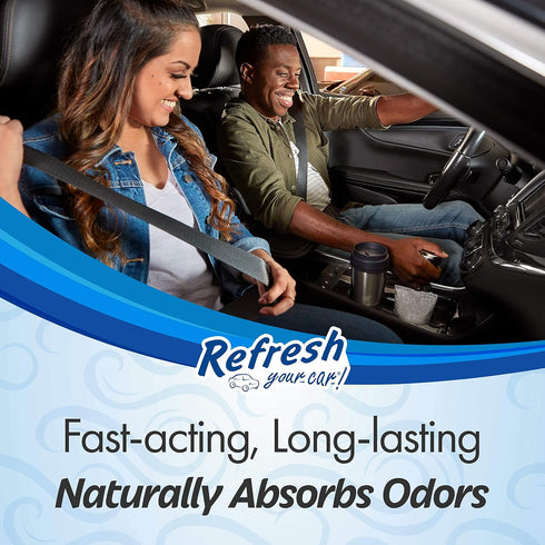 Refresh Your Car! Car Air Freshener And Deodorizer, Odor Eliminator Charcoal Deodorizer Bags, Set Of 2, Fragrance Free...