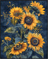Posterizer 1 pcs-surreal yellow sunflowers-Floral & Botanical Art-Abstract & Modern Art-Decor for Home & Office- UNFRAMED Wall Art...