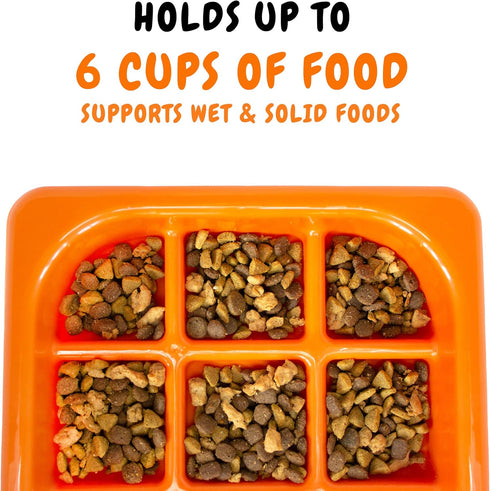 Downtown Pet Supply - Slow Feeder Dog Bowls - Anti-Choke Dog Food Bowl for Wet Dog Food, Solids and Dry Dog Food - Non-Slip Feet - BPA, PVC & Phth...