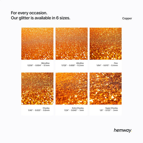 Hemway Craft Glitter 100g / 3.5oz Glitter Flakes for Arts Crafts Tumblers Resin Epoxy Scrapbook Glass Schools Paper Halloween Decorations - Fine (...