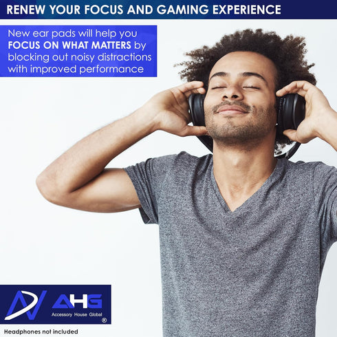 AHG Premium Replacement Soundcore Space Q45 Headphones Ear Pads/Soundcore Q45 Ear Cushions Compatible with Anker Soundcore Space Q45 Headphones (B...