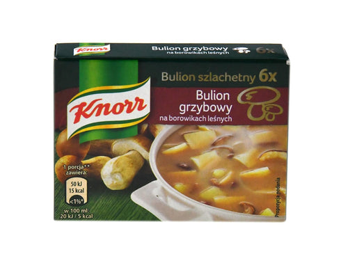 Knorr Bulion Grzybowy Na Borowikach Lesnych Mushroom Bouillon 60g (3-Pack)...