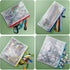 Oaimyy-16Pcs, Mesh Zipper Pouch Document Folders Bag & Plastic Zip File Folders for School Office Supplies, Travel,Puzzles Games Organizing Storag...