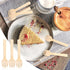 200 Pack 4" Mini Wooden Spork Disposable Spork Biodegradable Birchwood Fork Spoon for Camping, Party, Wedding and Family Gatherings...