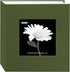 Pioneer 100 Pocket Fabric Frame Cover Photo Album, Herbal Green...