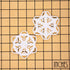 Set of 2 Snowflake cookie cutters (Style 1 and 2), 2 pieces - Bakerlogy...