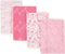 Luvable Friends Unisex Baby Cotton Flannel Burp Cloths, Love, One Size...