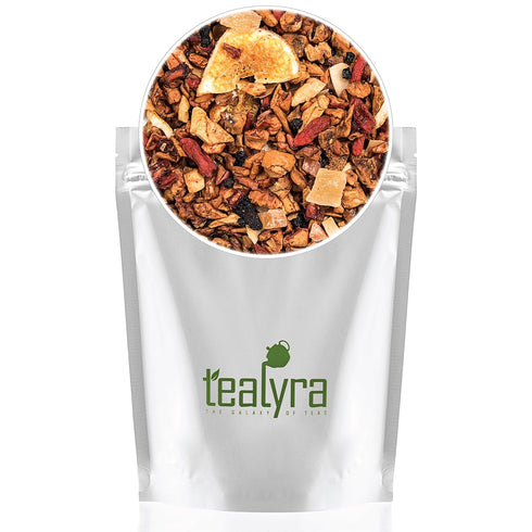 Tealyra - Superfruit Mango - Goji Berries - Pineapple - Pomegranate - Fruity Herbal Loose Leaf Tea - Hot or Iced - Vitamin and Antioxidant Rich - ...