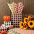 50 Sheets Large Size Autumn Plaid Tissue Bulk, 28 * 20'' Brown Green Yellow Red Orange Buffalo Plaid Gift Wrapping Tissue for Fall Harvest Thanksg...