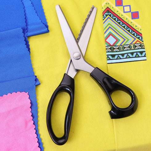 Hui Tong Strong & Sharpe Pinking Shears,Pinking Shears Scissors for Fabric, Serrated and Scalloped Scissors Fabric,3mm,5mm,7mm (Scalloped 7mm)...