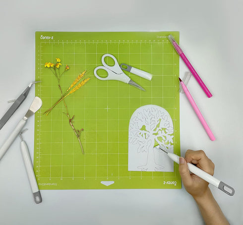 Scissors,Scrape,Weeders,Tweezers,Spatula,Scoring Stylus,Craft Vinyl Weeding Tools Set Weeding Kits for Cricut Maker/Cricut Explore Air 2/Air, cric...
