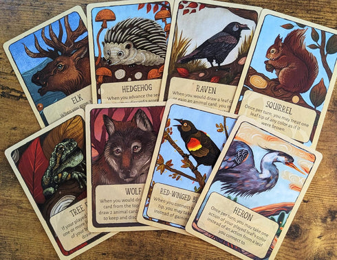 Leaf Board Game Season of The Bear Expansion by Weird City Games, Strategy Board Game...