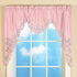Collections Etc Elegant Scroll Window Valance Rose 58" x 36"...