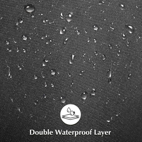 Waterproof Outdoor Throw Pillow Cover, 2 Pack Relax Printing Throw Pillow Case UV Protection Garden Cushion Cover for Patio Sofa Couch Balcony Chr...