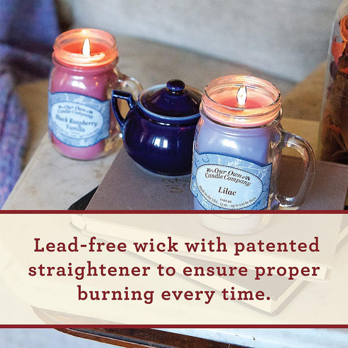 Our Own Candle Company Caramel Pecan Scented Mason Jar Candle, 100 Hour Burn Time - 13 Ounces...