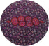 32" Purple Mandala Floor Pillow Cushion Seating Throw Cover Hippie Decorative Bohemian Ottoman Poufs, Pom Pom Pillow Cases,Boho Indian...