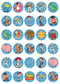 30 x Edible Cupcake Toppers – Classic story Themed Collection of Edible Cake Decorations | Uncut Edible on Wafer Sheet...