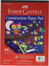 Faber-Castell Construction Paper Pad - Multi-Colored Craft Paper (9" x 12"), 60 Sheets...