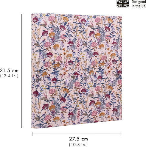 Pukka Pad, Bloom A4 Preloaded 3-Ring Binder – Includes Personal Details and Planner Pages – Comes Preloaded with 5-Part Dividers – Standard 3-Ring...