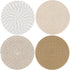 ME.FAN Trivets/Potholders 4 Set Cotton Thread Weave Trivets for for Hot Pots and Pans - Large Coasters/Hot Pads/Hot Mats to Protect Desktop & Coun...