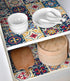 CiCiwind Adhesive Shelf Liner Patterned Contact Paper Drawer and Shelf Liner Creative Covering Peel and Stick Wallpaper Removable for Shelves,Draw...
