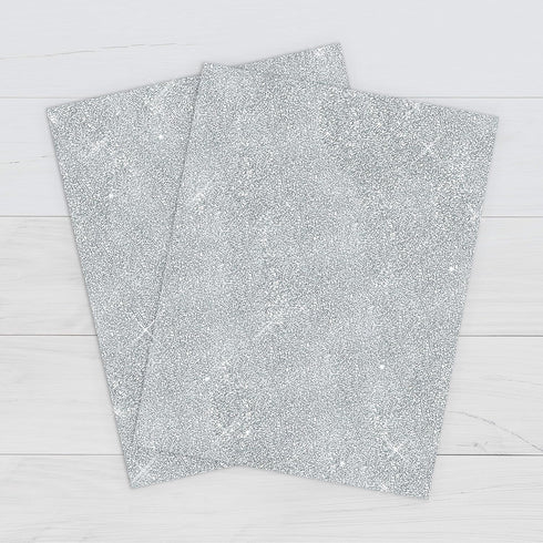 Printworks Printable Silver Glitter Cardstock, Perfect for Holiday School and Craft Projects, 15 Sheets, 8.5” x 11” (00515)...