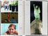 Spiral Bound Photo Album 300 Bi-Directional Memo Pockets Hold 4x6 Photos, Black...