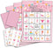 Bingo Cards for Party Supplies, Pink Shower Bingo Game, Party Games with 24 Players, Family Activities, Party Favors Gifts for Adults - pink05...